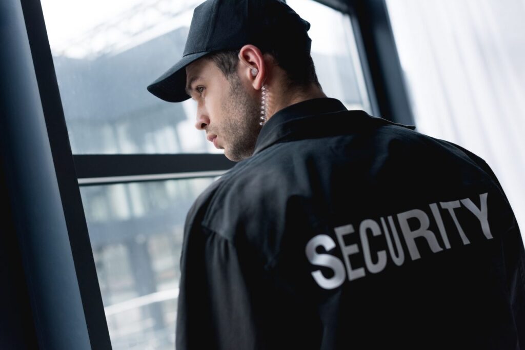 Amarillo security companies guard on duty