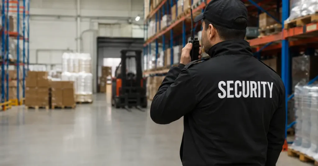 warehouse security guard services