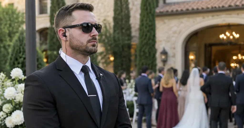 wedding security guard