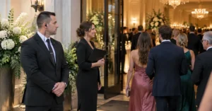 wedding security guard